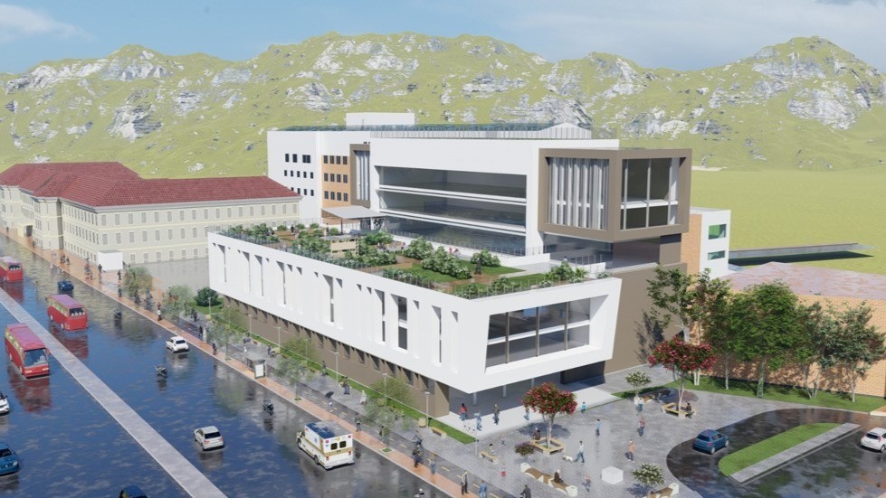 Proyecto de hospital verde con enfoque sostenible